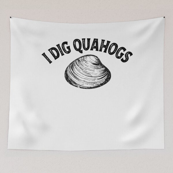 Item preview, I Dig  Quahogs Shellfish Digging Raking Shirt  designed and sold by funnytshirtemp.