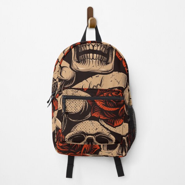 Item preview, Skulls And Roses Vintage Old School designed and sold by Vector Scout Lab.