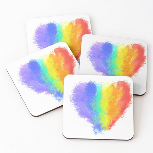 Item preview, Heart-shaped rainbow designed and sold by Barbaroot.