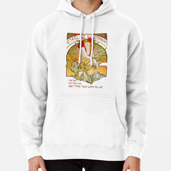 Scarlet-Begonias-The-Sky-was-yellow-The-sun-was-Blue Pullover Hoodie
