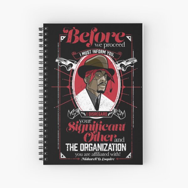 Gentlemayne - Makaveli Spiral Notebook