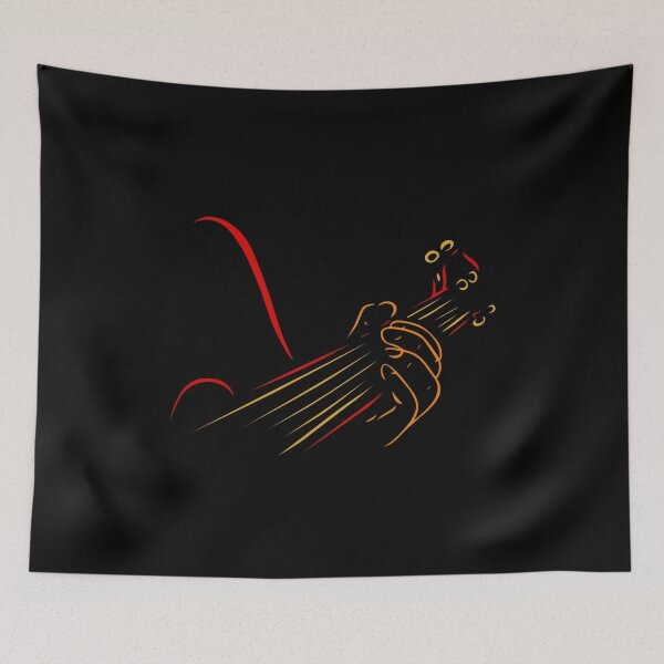 Item preview, Playing Guitar Left Hand designed and sold by designbychow.