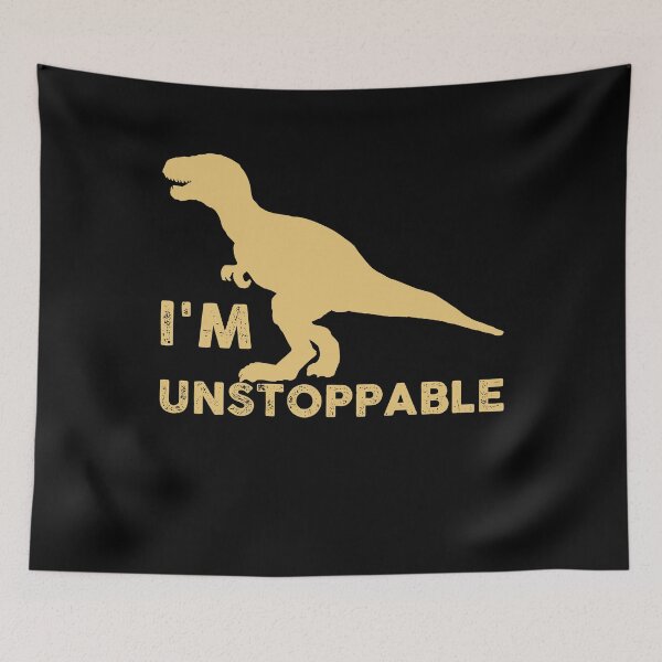 Item preview, I am Unstoppable Dinosaur Vintage Gift designed and sold by Joxxio.