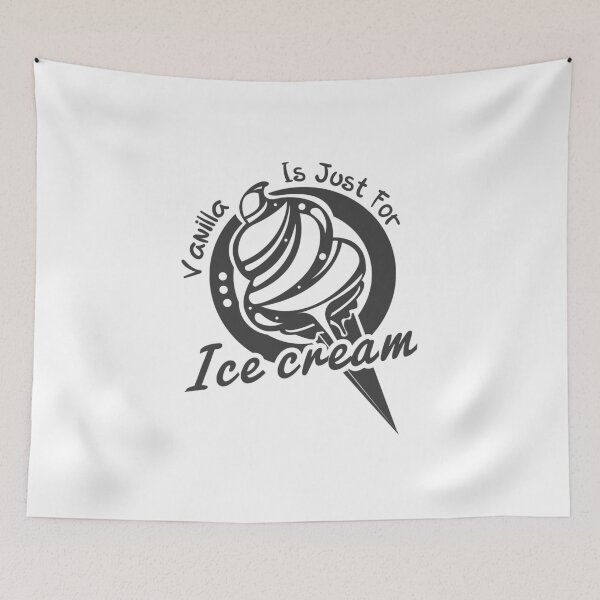 Item preview, Vanilla Is For Ice Cream designed and sold by khalilelk.