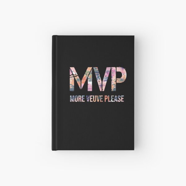 MVP More Veuve Please, Fall design, Veuve Ultra Chic design, Holiday Party design, birthday gift Hardcover Journal