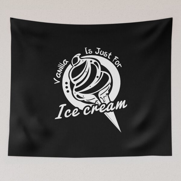 Item preview, Vanilla Is For Ice Cream designed and sold by khalilelk.
