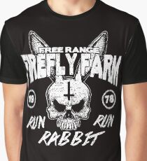 Firefly Farms laufen Kaninchen laufen Grafik T-Shirt