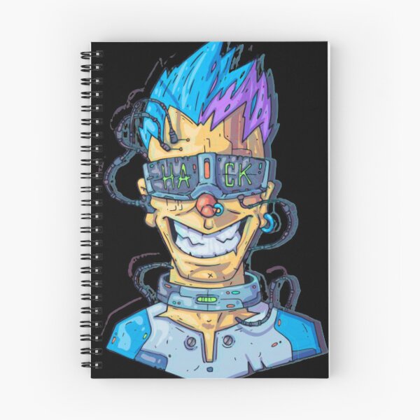 Item preview, Cyberpunk hacker designed and sold by Rakos-Merch.