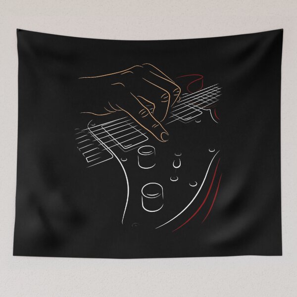 Item preview, Electric Guitar Playing Right Hand designed and sold by designbychow.