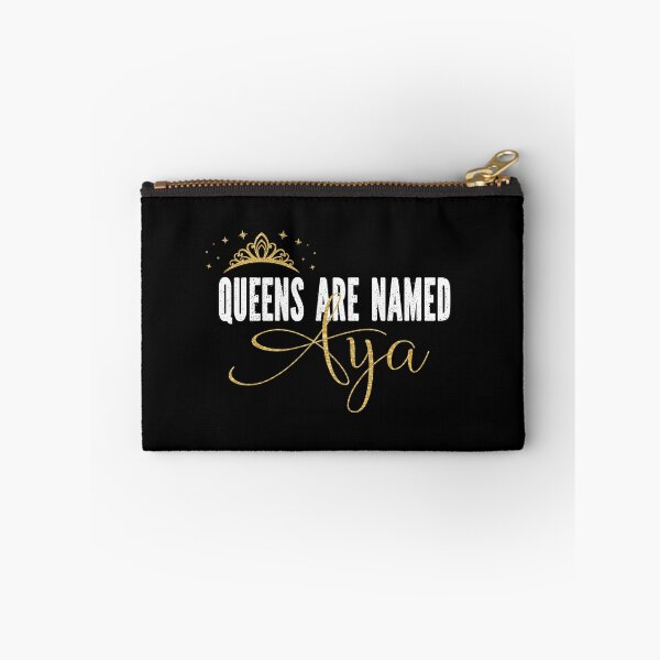 Item preview, Queens Are Named Aya Personalized First Name Girl print designed and sold by Grabitees.