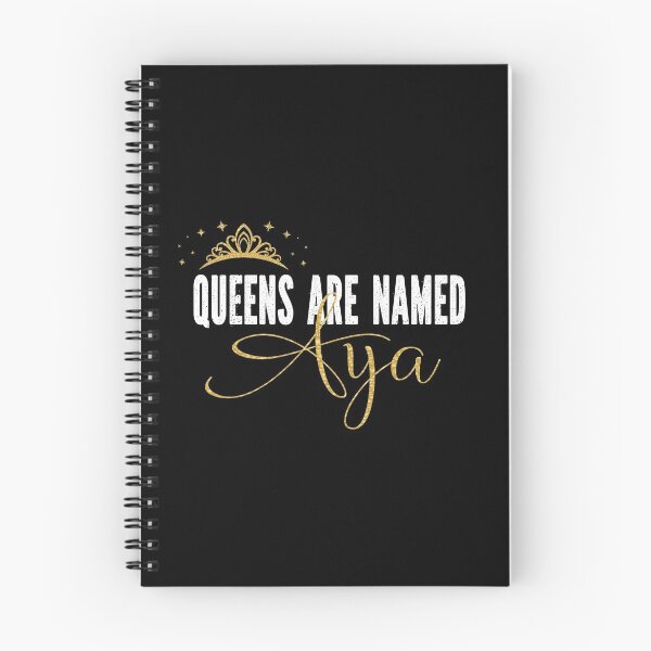 Item preview, Queens Are Named Aya Personalized First Name Girl print designed and sold by Grabitees.