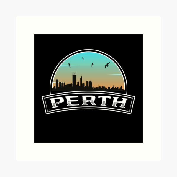 Item preview, Perth Australia Skyline Australian Souvenir designed and sold by TeeHome.