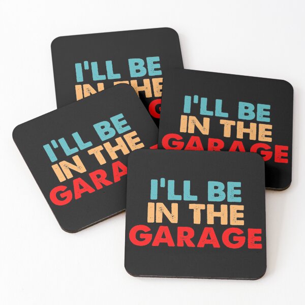Item preview, I'll Be in The Garage Retro designed and sold by Niishouseca.