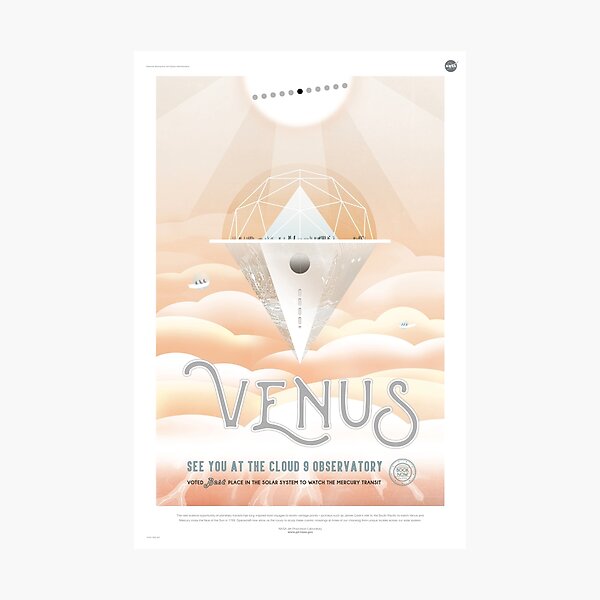 Venus: See You at the Cloud 9 Observatory Photographic Print