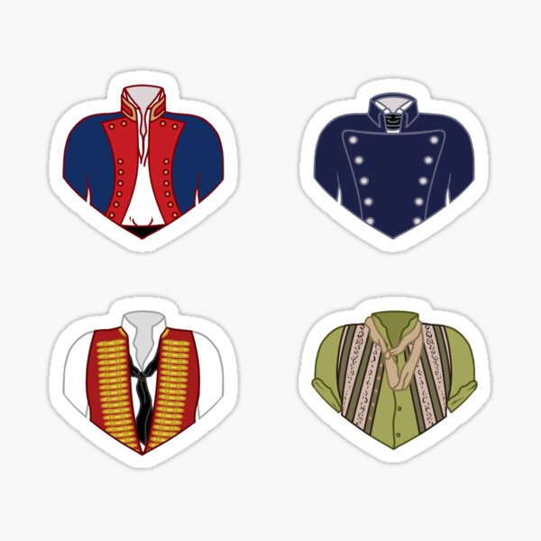 Les Misérables - Costume Stickers Set 1 Sticker