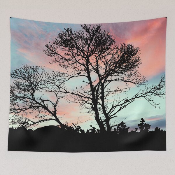 Item preview, Beautiful tree with a craw at sunset designed and sold by msro1.