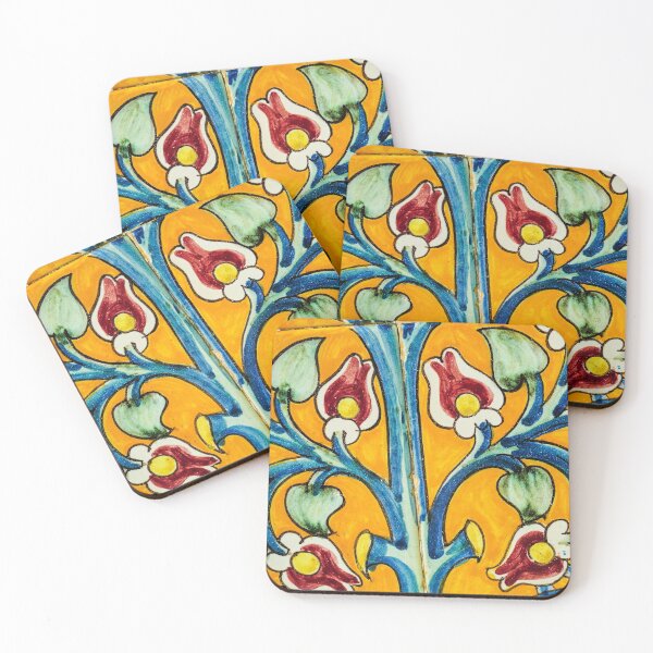 Item preview, FLOWER - FLOWERS SEVILLE - TILE - TRADITION - ANDALUSIA - SPAIN - CERAMIC  designed and sold by Tropical Blood.
