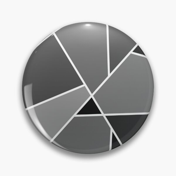 Item preview, Gray Modern Geometric Pattern designed and sold by MinEkkoArt.