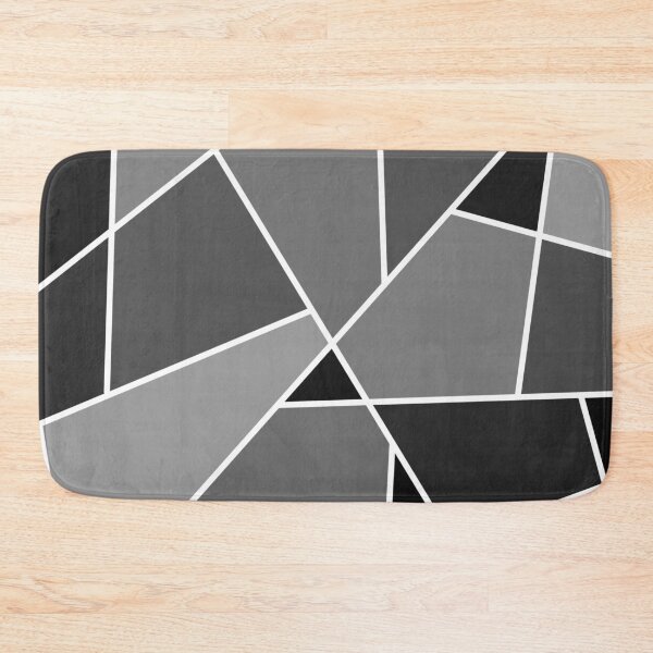 Item preview, Gray Modern Geometric Pattern designed and sold by MinEkkoArt.