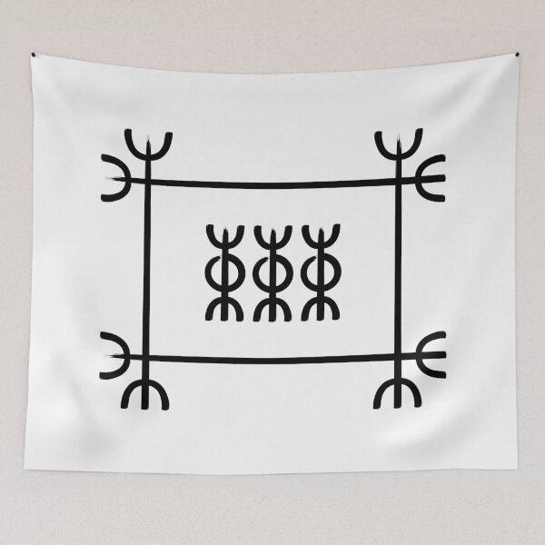 Item preview, Lásabrjótur or Lock Breaker | Icelandic staves, viking symbols designed and sold by Time Nomads.