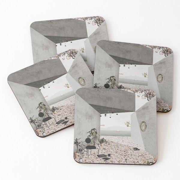 Item preview, Abstract Architecture Collage Artwork Grey Mood designed and sold by A. P..