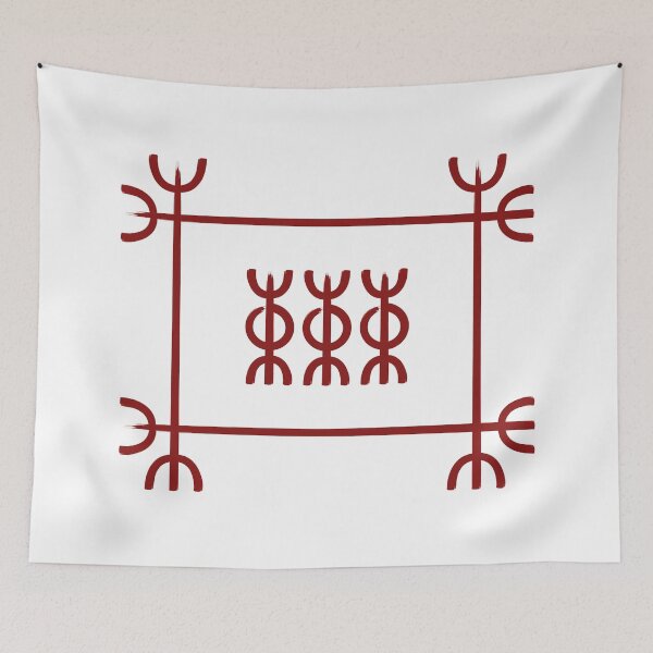 Item preview, Lásabrjótur or Lock Breaker | Icelandic staves, viking symbols designed and sold by Time Nomads.
