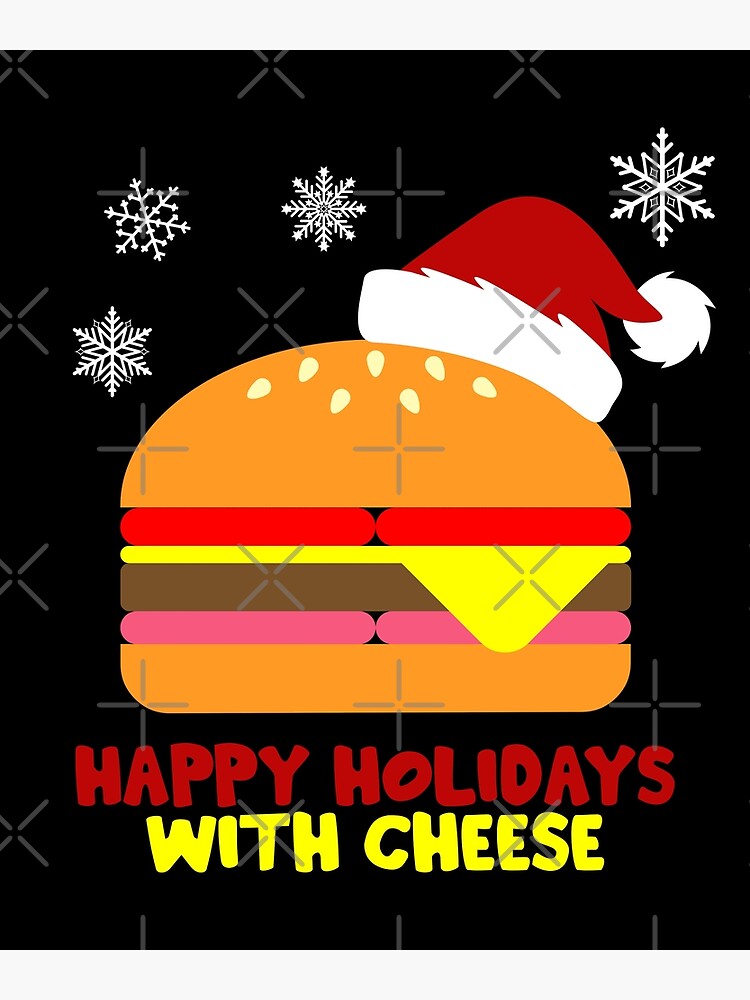 Funny Cheese Christmas Card Funny Holiday Card Cheese 