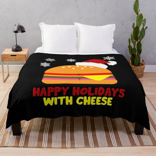 Item preview, Happy Holidays With Cheese Funny Christmas Cheesburger designed and sold by juvajay.