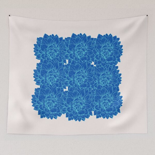 Item preview, Chrysanthemum, Blue Chrysanthemum designed and sold by danaJG.