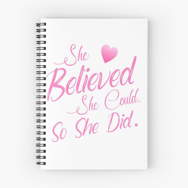 Item preview, She Believed She Could, So She Did designed and sold by DareBearEfron.