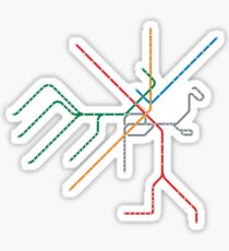 Boston Train Map Sticker