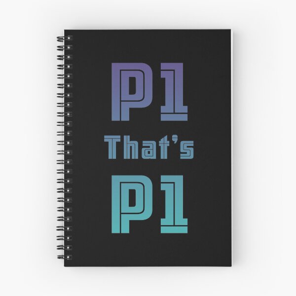 Item preview, P1, that's P1! Best message in F1 designed and sold by CaptainWheels.