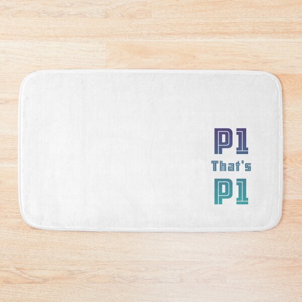 Item preview, P1, that's P1! Best message in F1 designed and sold by CaptainWheels.