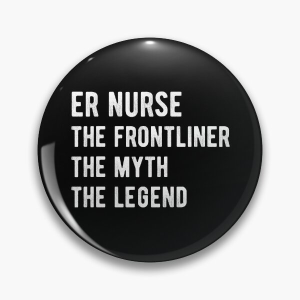Item preview, ER Nurse The Frontliner The Myth The Legend Distressed designed and sold by MSA-42.