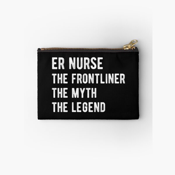 Item preview, ER Nurse The Frontliner The Myth The Legend Distressed designed and sold by MSA-42.