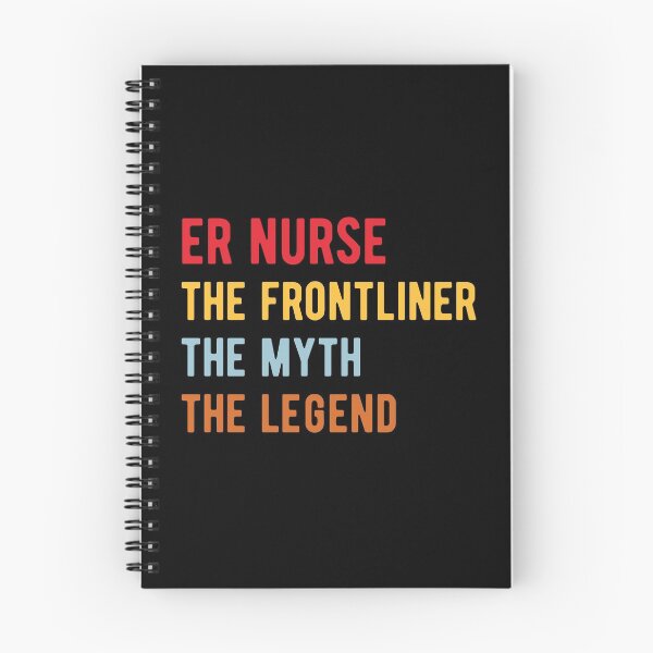 Item preview, ER Nurse The Frontliner The Myth The Legend Retro Vintage designed and sold by MSA-42.