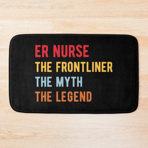 Item preview, ER Nurse The Frontliner The Myth The Legend Retro Vintage designed and sold by MSA-42.