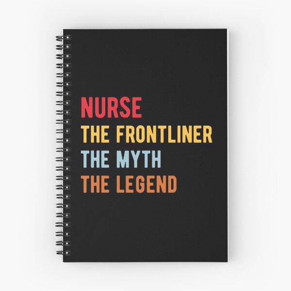Item preview, Nurse The Frontliner The Myth The Legend Retro Vintage designed and sold by MSA-42.