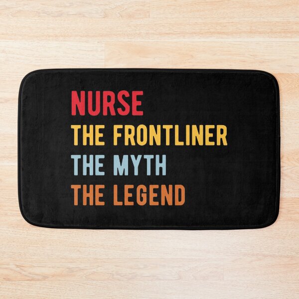 Item preview, Nurse The Frontliner The Myth The Legend Retro Vintage designed and sold by MSA-42.