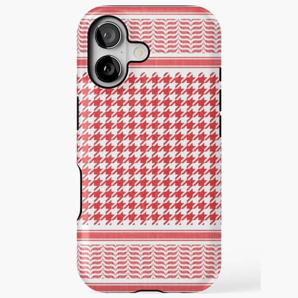 Keffiyeh | : Iphone & Samsung Case - Red iPhone Tough Case