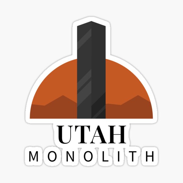 Artikel-Vorschau von Utah Monolith, designt und verkauft von ezralfredo.