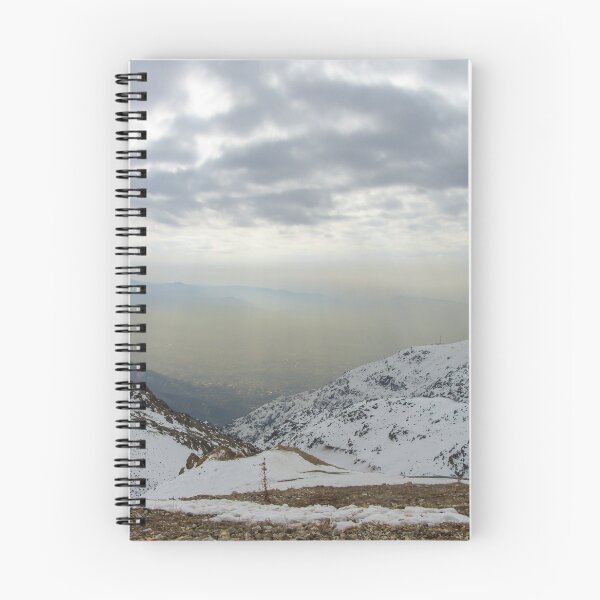 Item preview, Great city view from the mountain with Great sun beam in sky  designed and sold by aryabehnam.