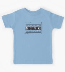 "You Come at the King, You Best Not Miss" - The Wire (Dark) Kids Tee