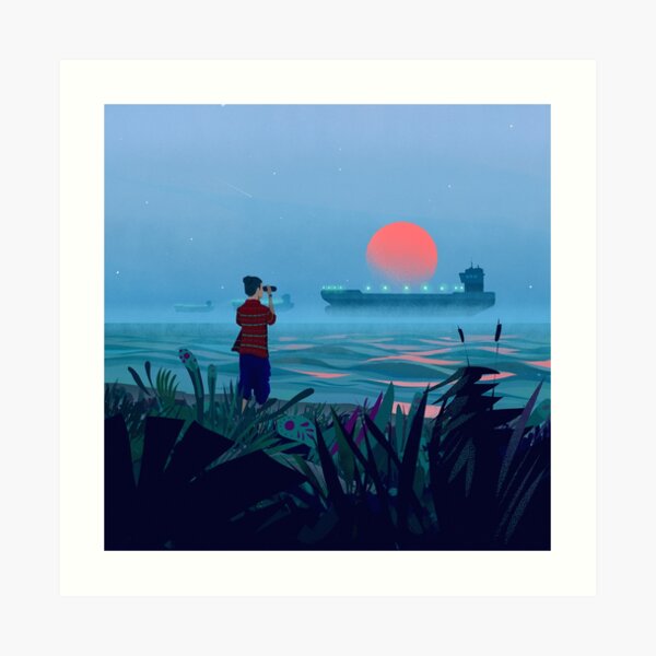 Shipspotting Art Print