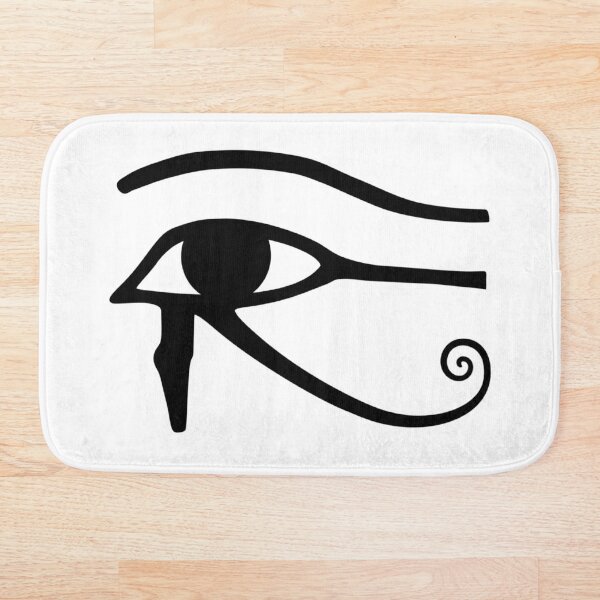 Egyptian Art: Eye of Horus Bath Mat
