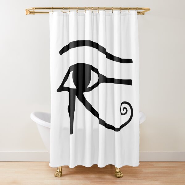 Egyptian Art: Eye of Horus Shower Curtain
