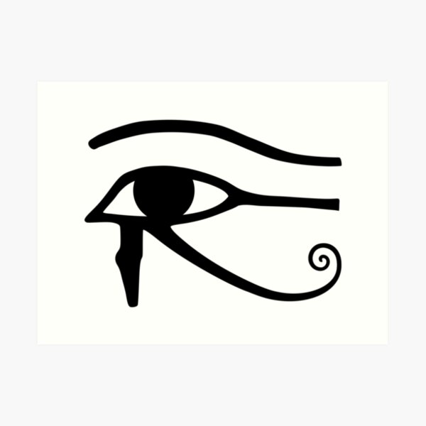 Egyptian Art: Eye of Horus Art Print