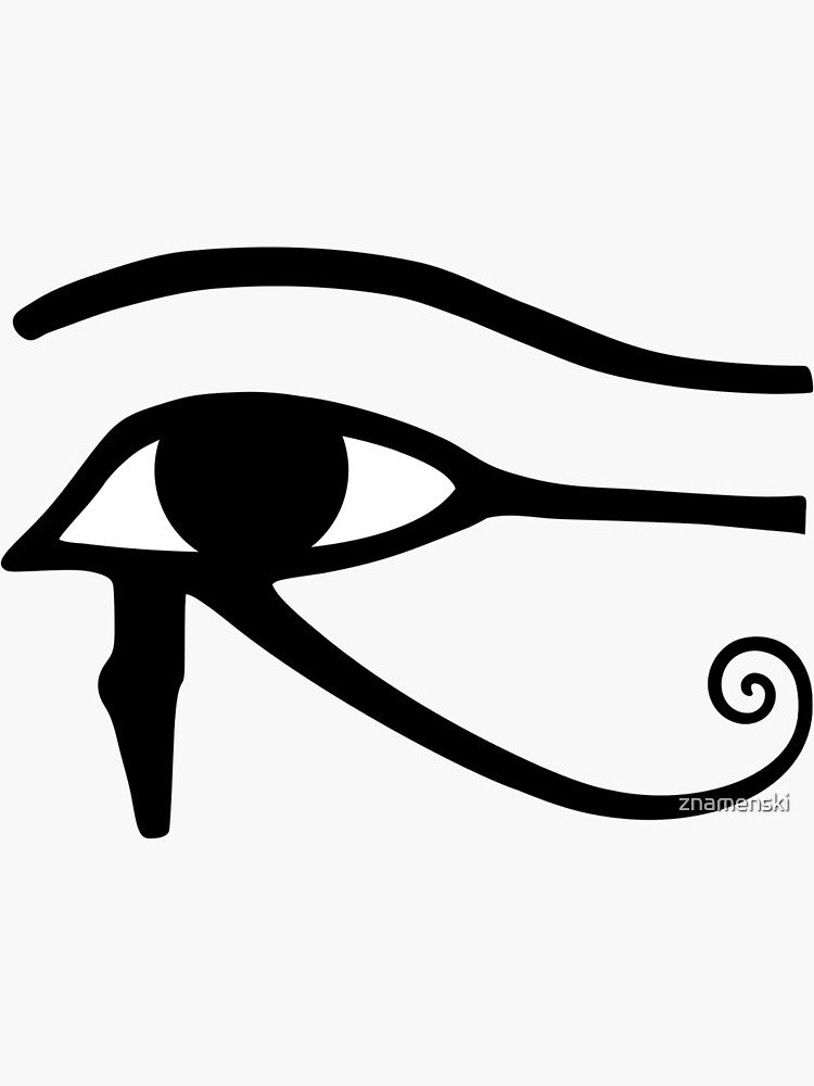 Egyptian Art: Eye of Horus #EgyptianArt #EyeofHorus  by znamenski