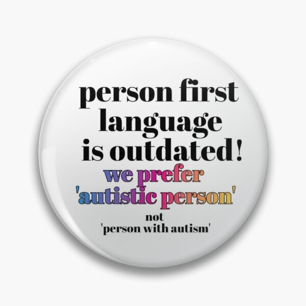 Item preview, person first language is outdated designed and sold by pepperlex99.
