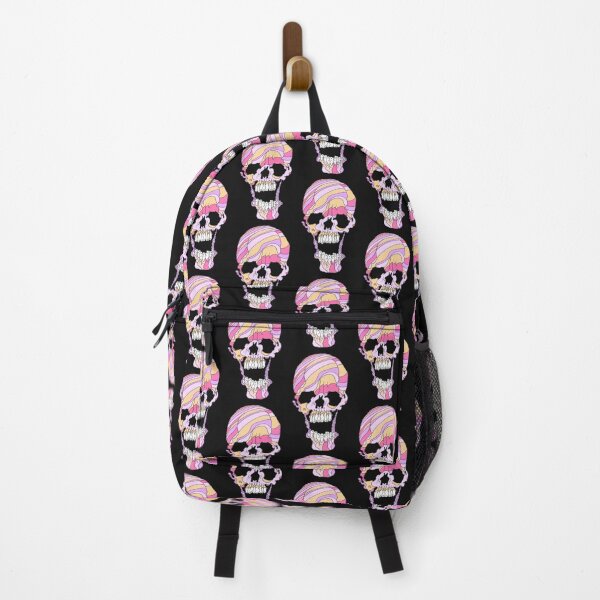 Item preview, Candy Cane Skull Purple Pink designed and sold by kikoeart.